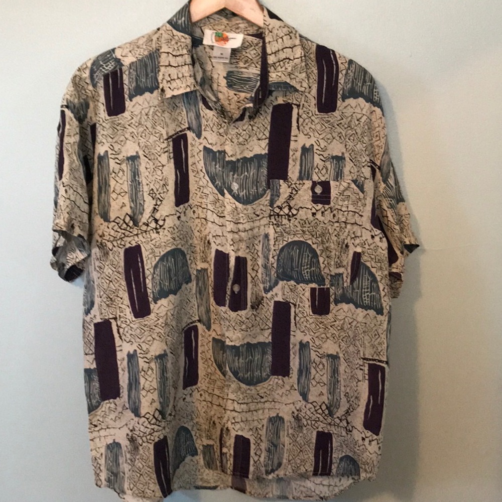 Summer Spirit California USA Vintage Silk Shirt